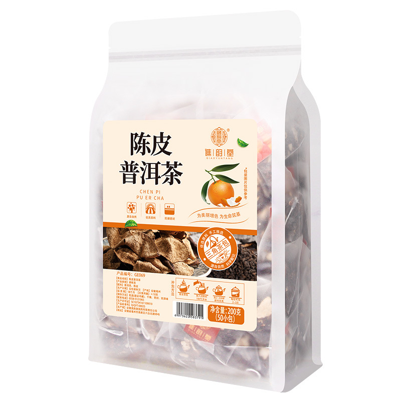 谯韵堂 陈皮普洱茶