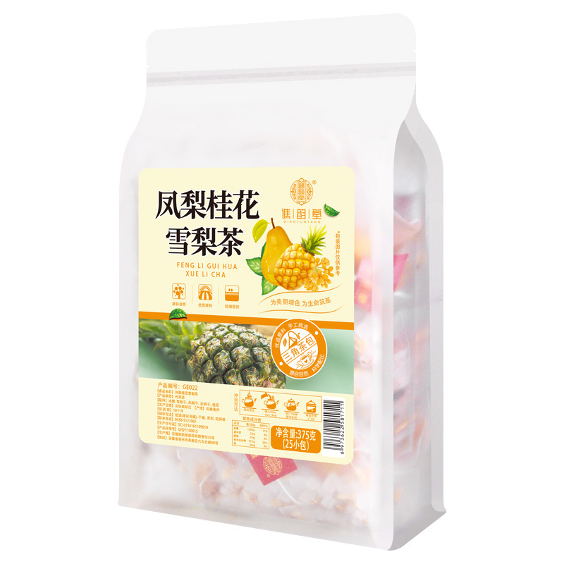 谯韵堂 凤梨桂花雪梨茶
