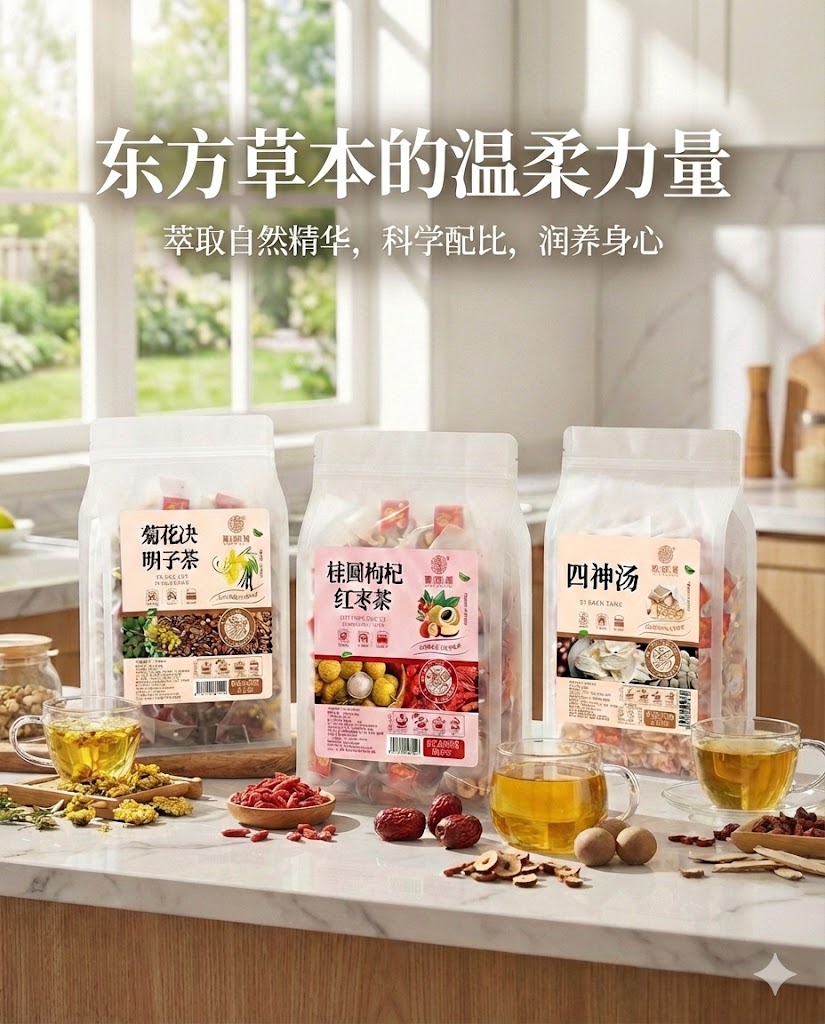 焕新你的每一天 - 东方草本茶饮系列