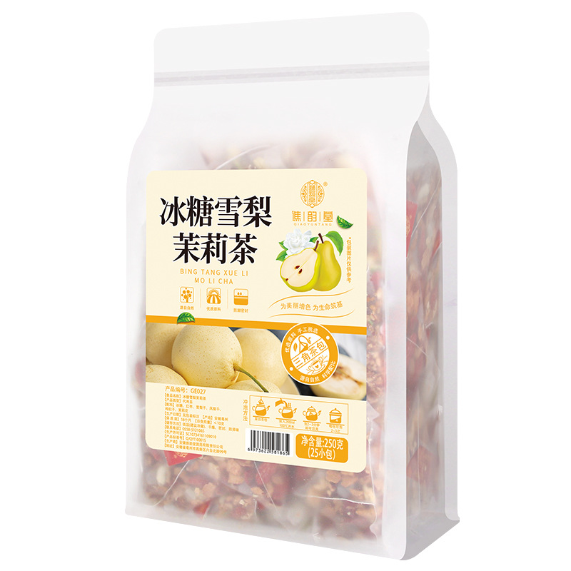 谯韵堂 冰糖雪梨茉莉茶